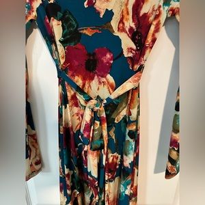 PinkBlush floral maxi dress